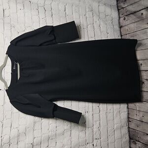 Ny & Co. Black Puff Sleeve Sheath Dress Size Xlarge NWT